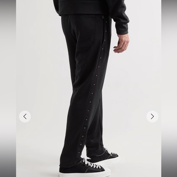 New with tags MONCLER mens 
Tapered Embellished Jersey Sweatpants size large - Picture 2 of 8